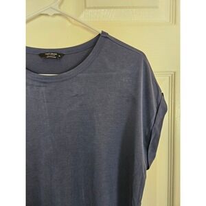 Lucky Brand Relaxed Fit T-Shirt Dolman Sleeve Casual Top Blue XS